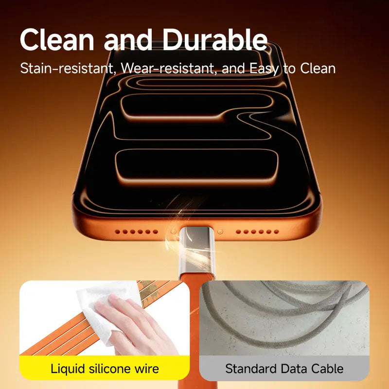 🔋240W 2-in-1 USB-C Fast Charging Cable with Rotating Phone Stand
