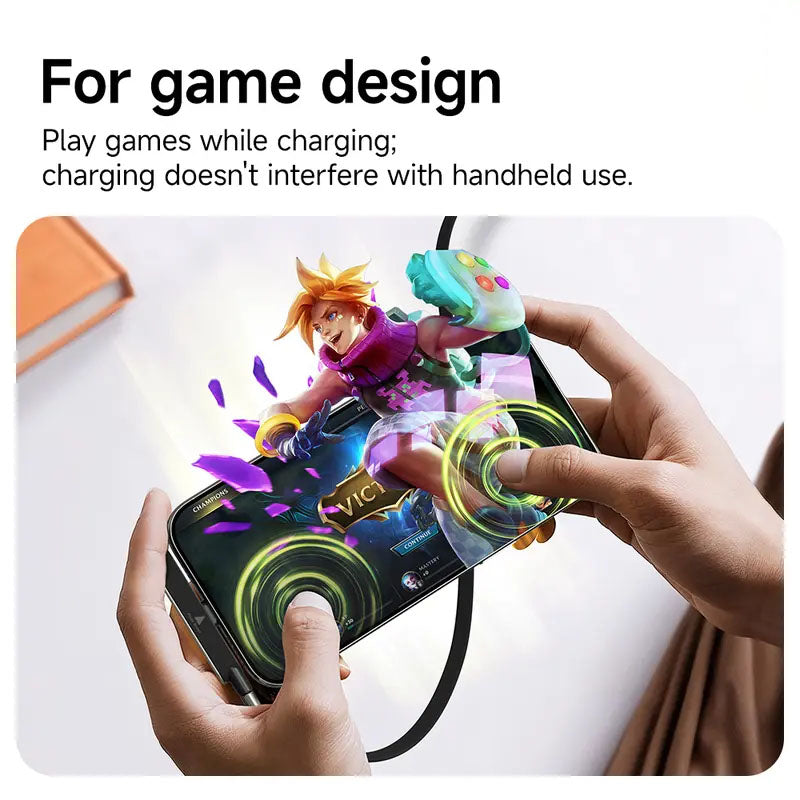 🔋240W 2-in-1 USB-C Fast Charging Cable with Rotating Phone Stand