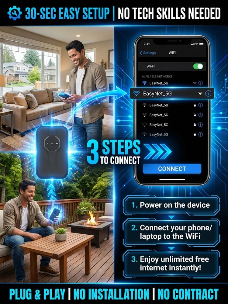🛜[Global Coverage] Boundless Portable Wi-Fi